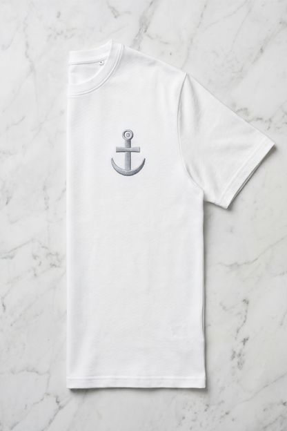 Camiseta de Autor corte regular: El estándar esencial - Bordado de ancla