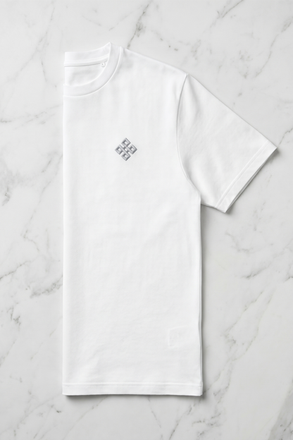 Camiseta de Autor corte regular: El estándar esencial - Bordado de cruz cuadrada