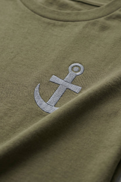 Camiseta de Autor corte regular: El estándar esencial - Bordado de ancla