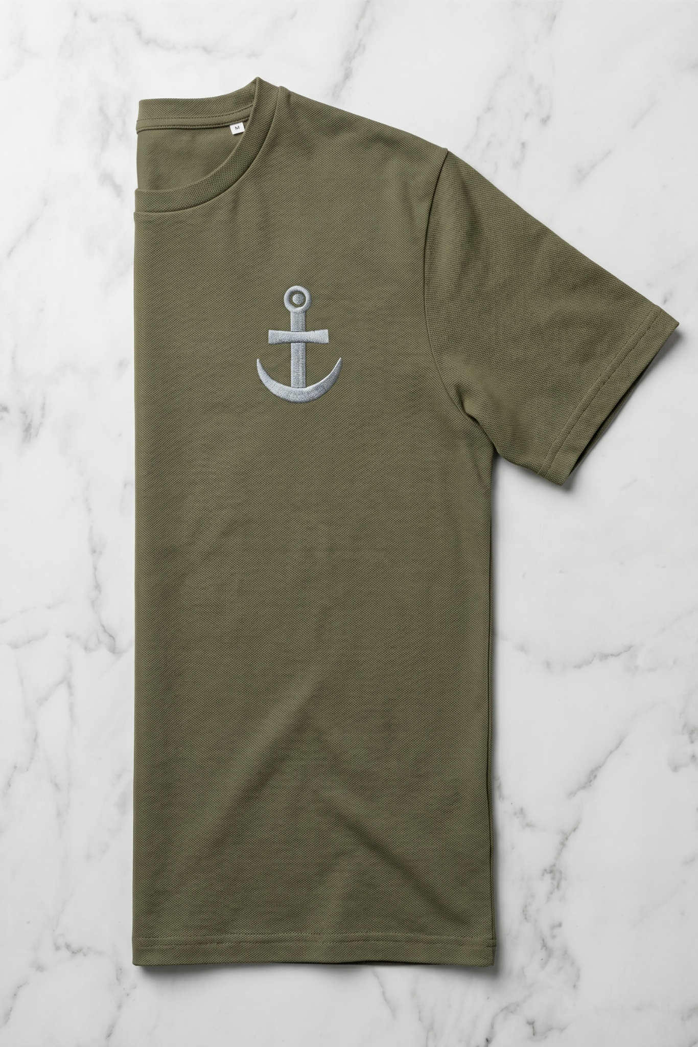 Camiseta de Autor corte regular: El estándar esencial - Bordado de ancla