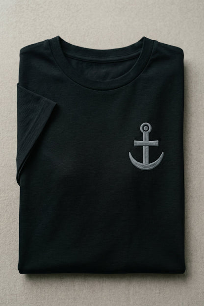 Camiseta de Autor corte regular: El estándar esencial - Bordado de ancla