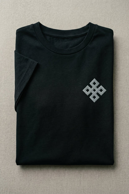 Camiseta de Autor corte regular: El estándar esencial - Bordado de cruz cuadrada