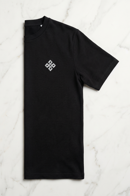 Camiseta de Autor corte regular: El estándar esencial - Bordado de cruz cuadrada