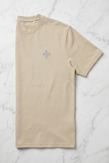 Camiseta de Autor corte regular: El estándar esencial - Bordado de cruz cuadrada