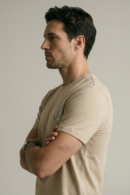 Camiseta de Autor corte regular: El estándar esencial - Bordado de ancla