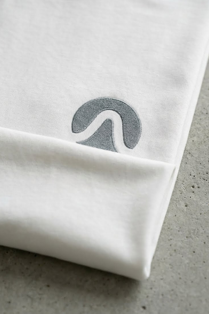 Camiseta de Autor corte relajado: El equilibrio del líder - Bordado ondulado