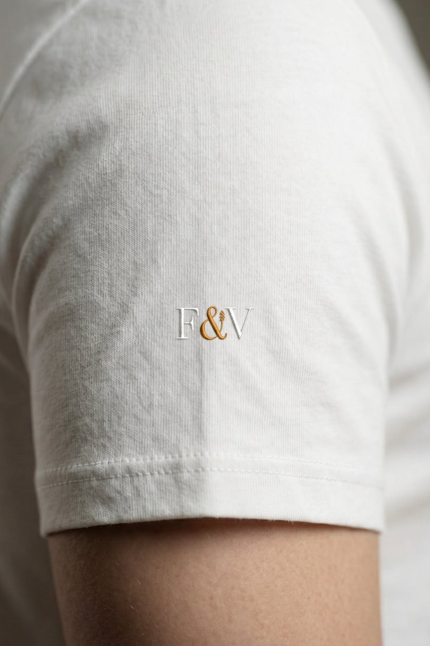 Camiseta de Autor corte relajado: El equilibrio del líder - Bordado de ancla