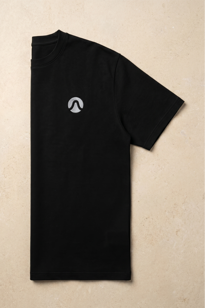 Camiseta de Autor corte relajado: El equilibrio del líder - Bordado ondulado