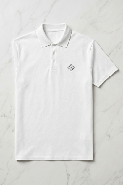 Polo Esencial Fierté et Volonté - Bordado de diamante