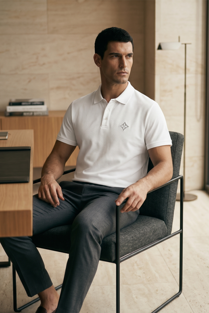 Polo Esencial Fierté et Volonté - Bordado de diamante