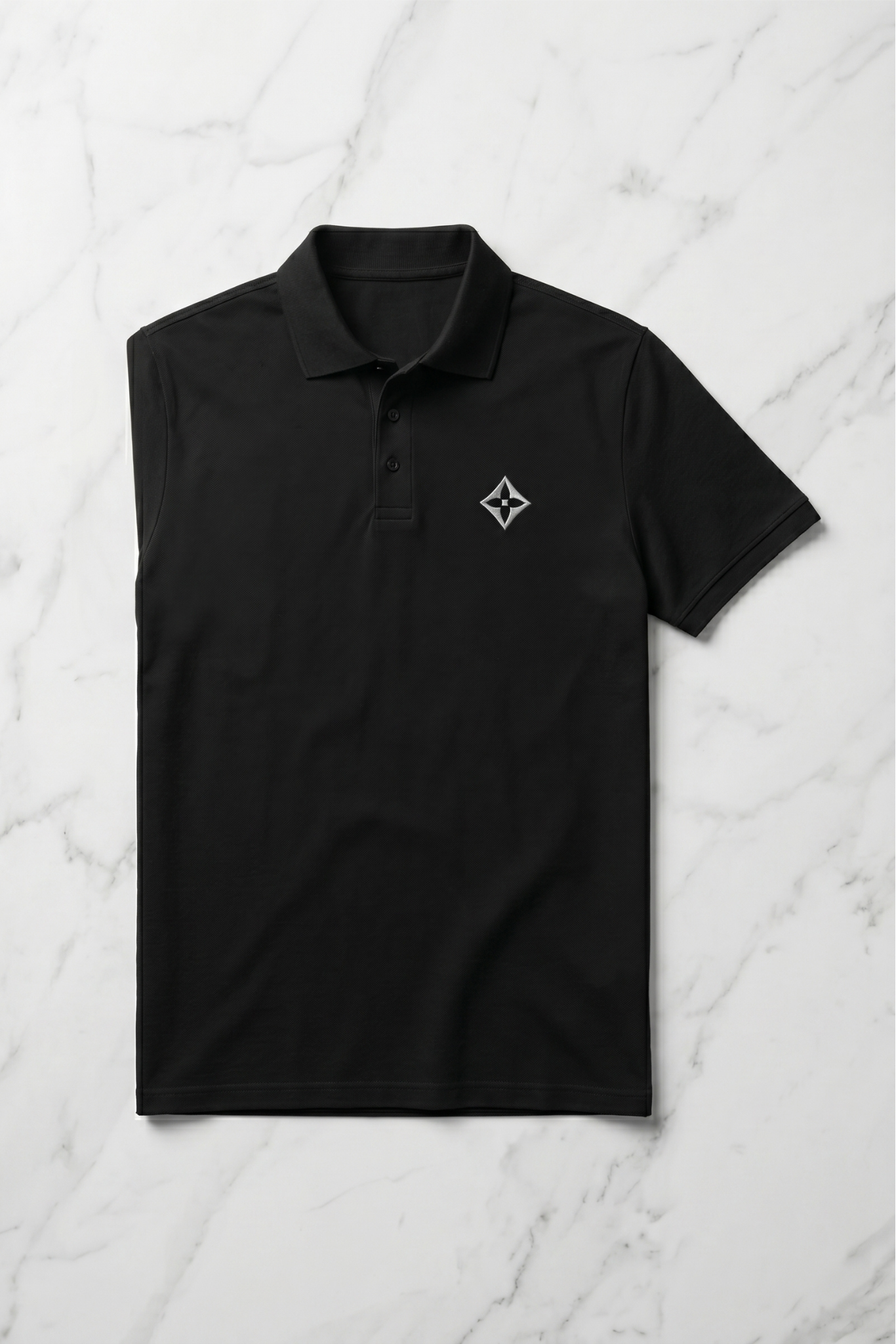 Polo Esencial Fierté et Volonté - Bordado de diamante